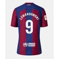 Maglie da calcio Barcelona Robert Lewandowski #9 Prima Maglia Femminile 2023-24 Manica Corta